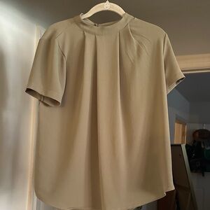 Elegant Olive Women's Top Size Small